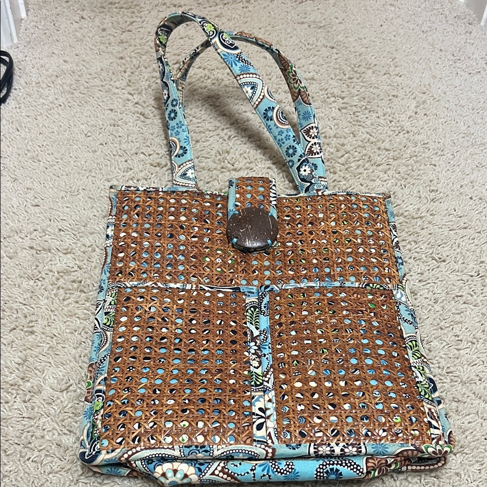 Vera Bradley Woven Rattan bag